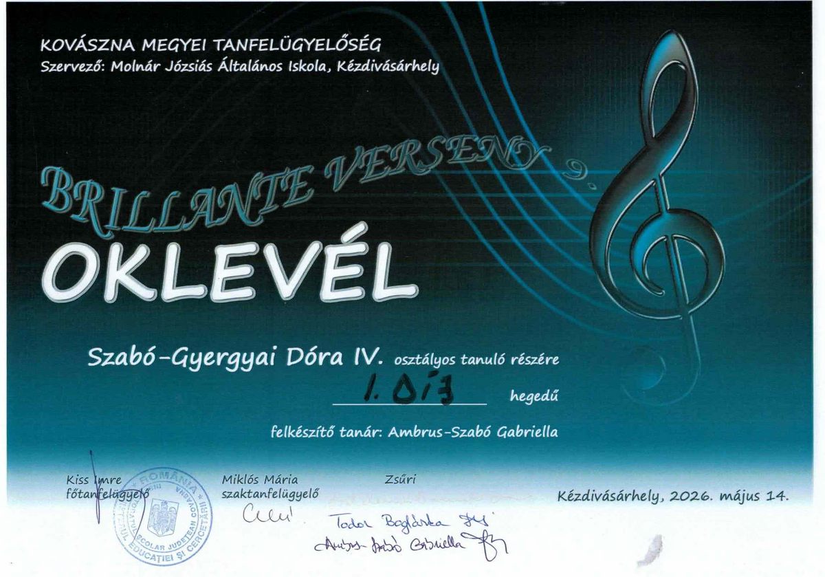oklevél